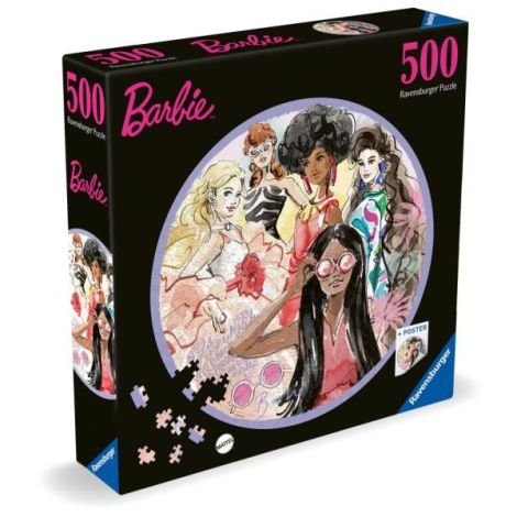 Puzzle Barbie 500 piese Ravensburger - imagine 2