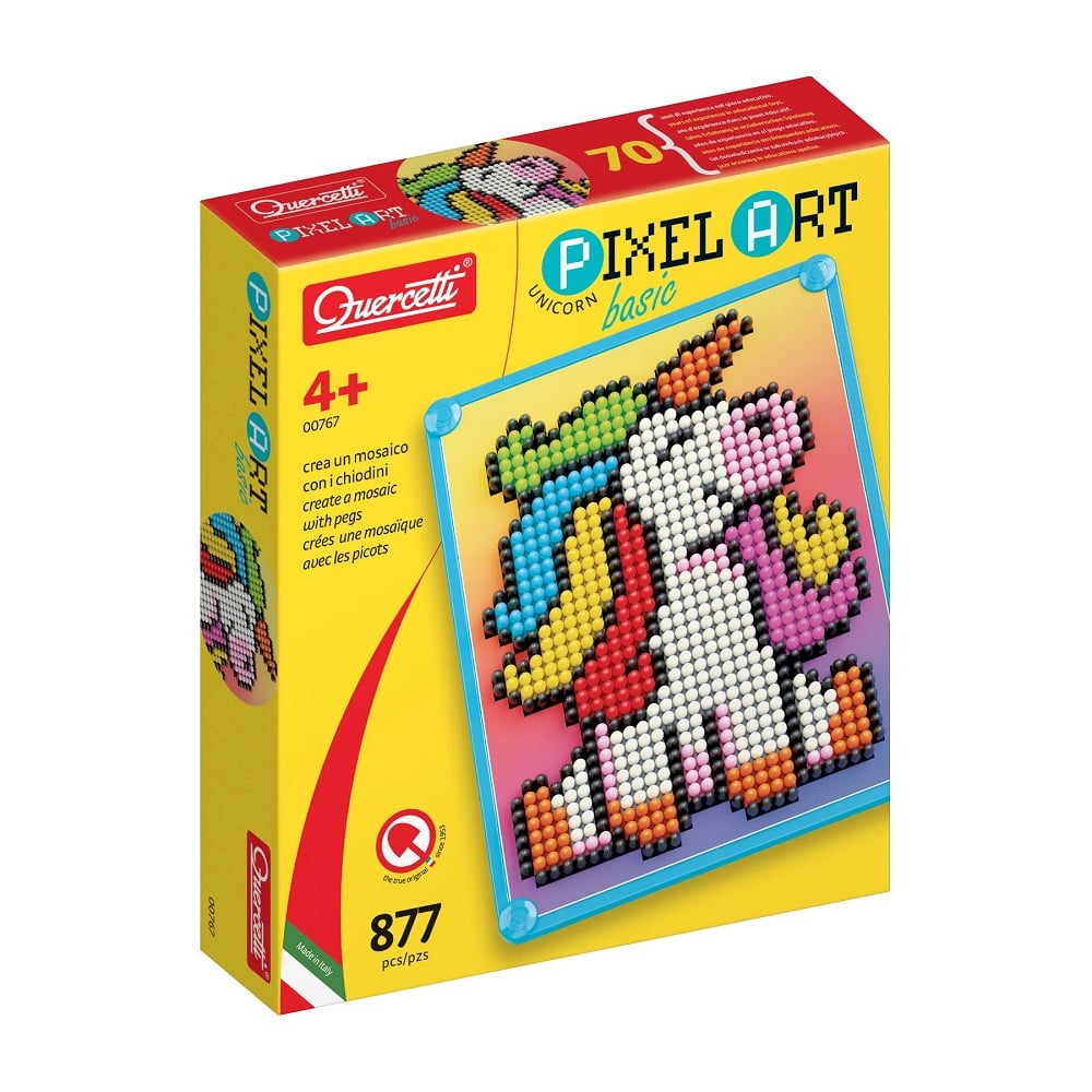 Quercetti Pixel Art Unicorn - Jucarie Creativa