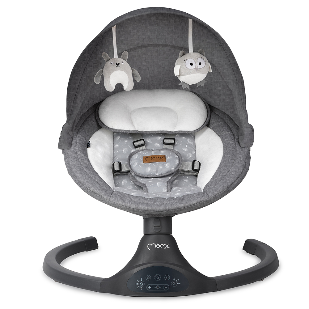 Balansoar Electric MoMi Lami Dark Grey - imagine 3
