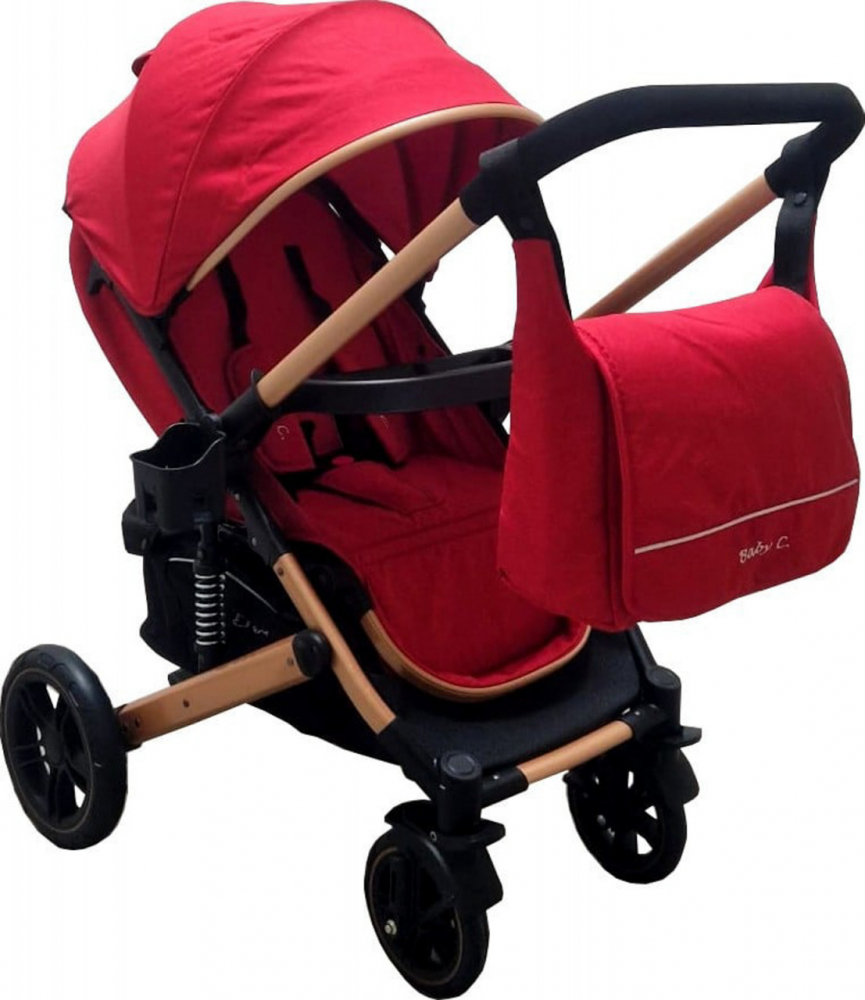 Baby Care Pro 512 Rosu - Carucior Premium - imagine 2