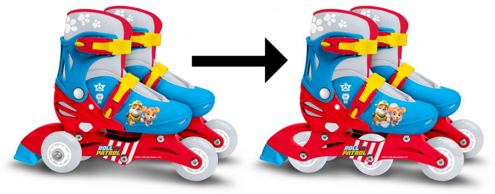 Role Paw Patrol Stamp pentru Copii, Reglabile 27-30 - imagine 5
