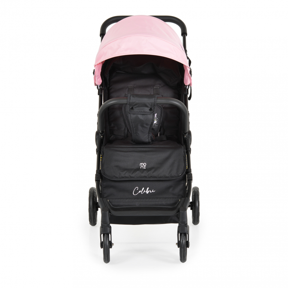 Carucior Sport Moni Colibri Pink, Pliere Compacta