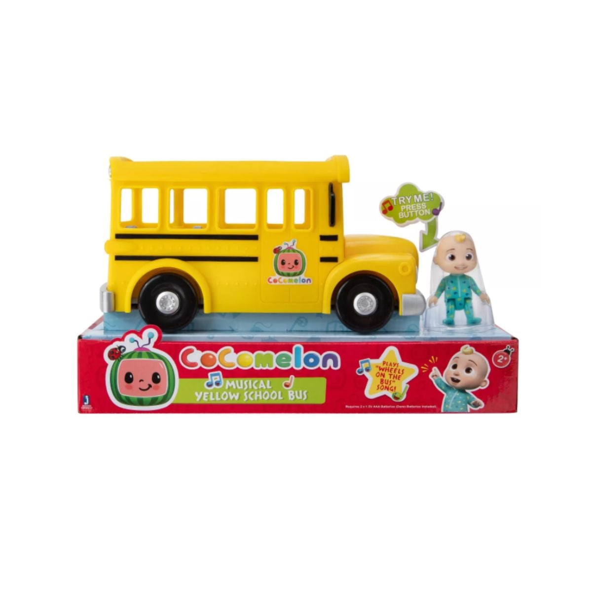 Autobuz Școlar CoComelon Muzical cu Figurină JJ