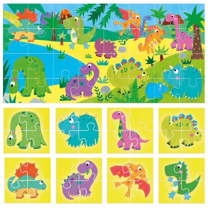 Headu Puzzle Dinozauri 8+1 - Teacher Tested
