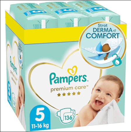 Scutece Pampers Premium Care XXL - Confort Maxim - imagine 3