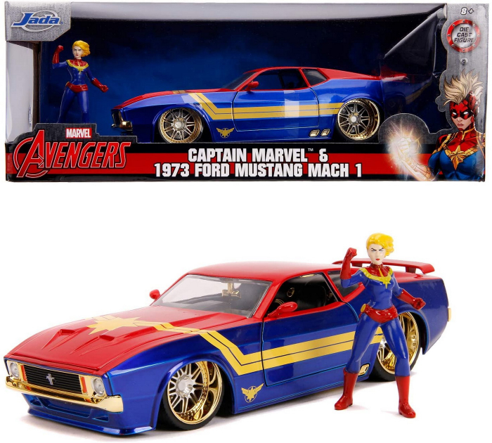 Jadatoys Mustang Mach 1 Captain Marvel 1:24