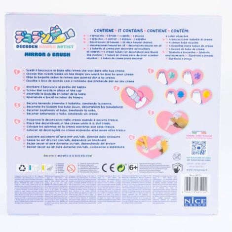 Kit Creativ Decoden Nice - Oglindă și Perie Kawaii - imagine 2