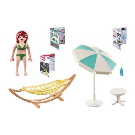 Playmobil Femeie în Hamac - Joacă și Relaxare - imagine 2