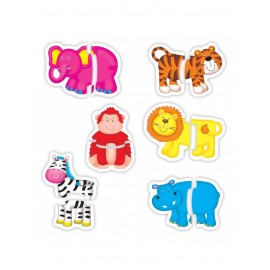 Puzzle Baby Jungla Galt | Joc Educativ 2 Piese - imagine 3