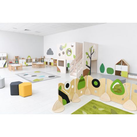 Complex Joacă Flora Moje Bambino - Lemn Interior - imagine 43