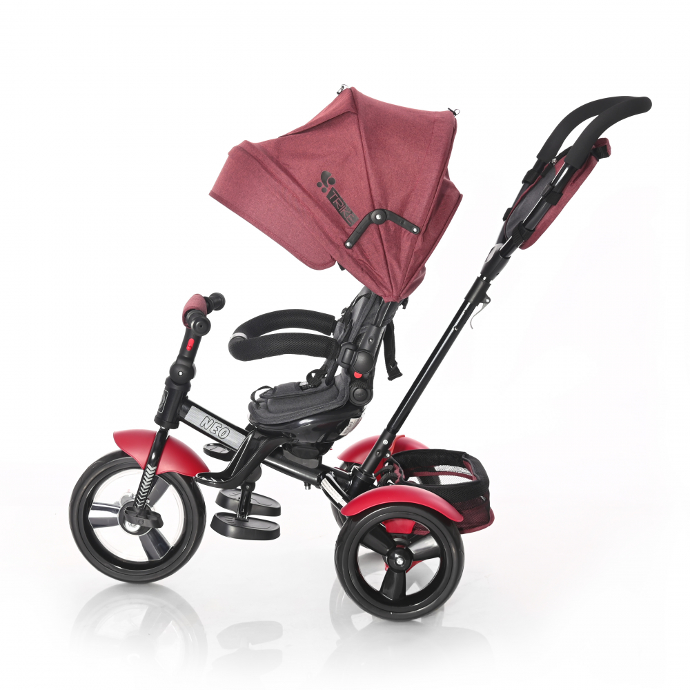Tricicleta Lorelli Neo 4 in 1, Red Black Luxe - imagine 2