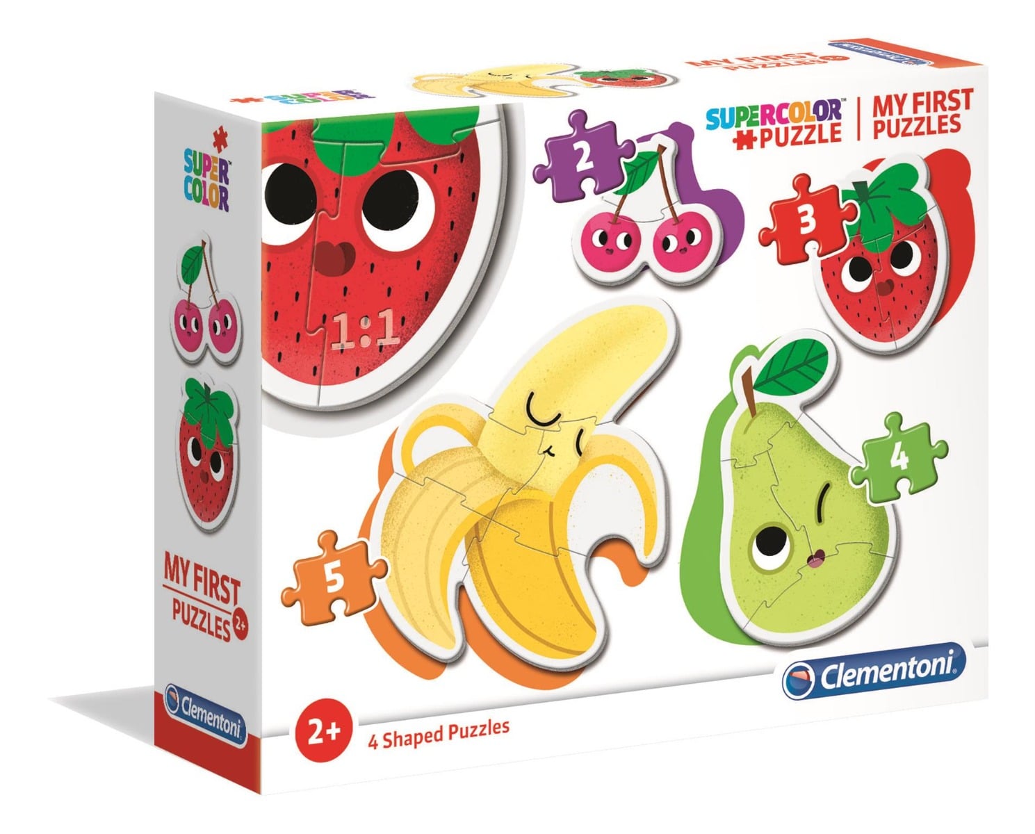 Puzzle Clementoni Fructe 2-5 Piese | Educational