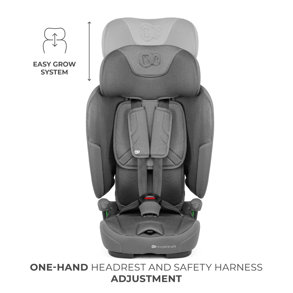 Scaun auto Kinderkraft Fix2go I-Size Grey - imagine 8