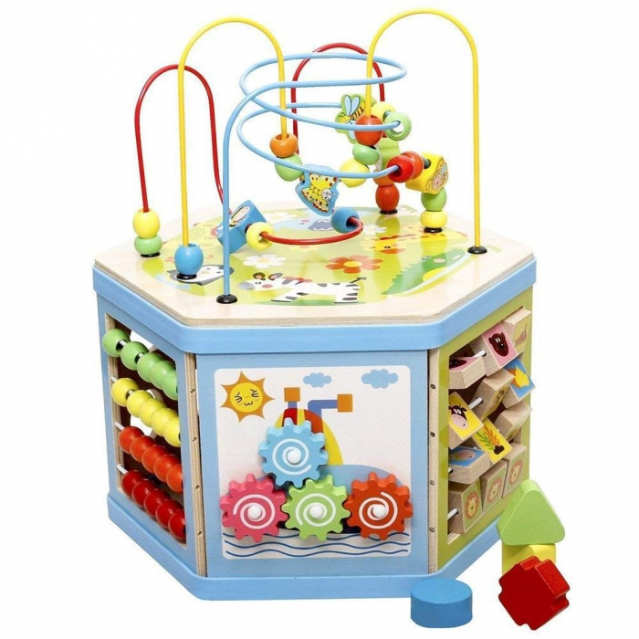 Jucărie Montessori Hexagon 8-în-1 Krista
