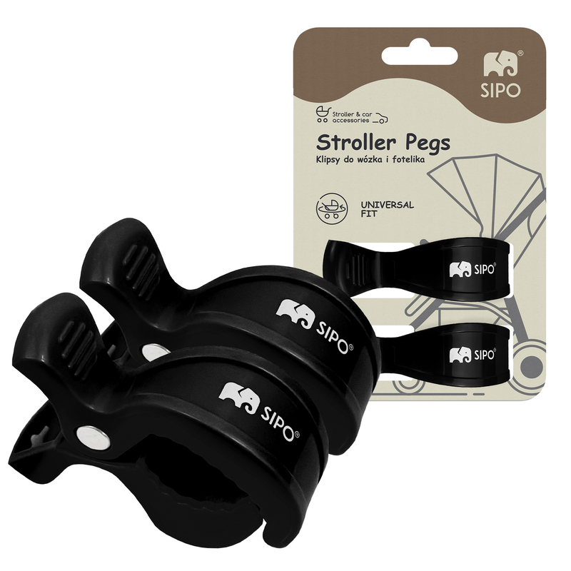 Sipo Set 2 Cleme Carucior Negru - imagine 5