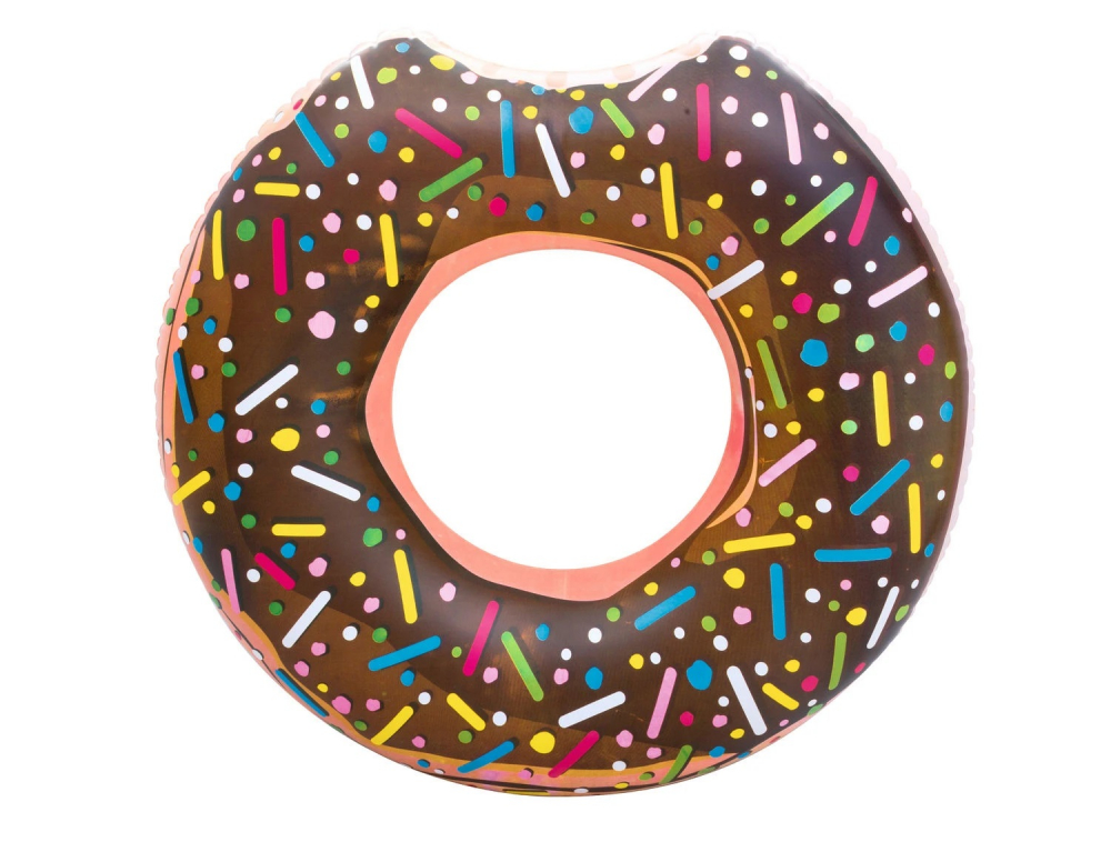 Colac gonflabil Bestway Donut Candy 107 cm, PVC rezistent - imagine 5