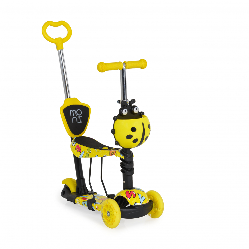 Trotineta 3in1 Moni Lollipop cu luminite - imagine 2