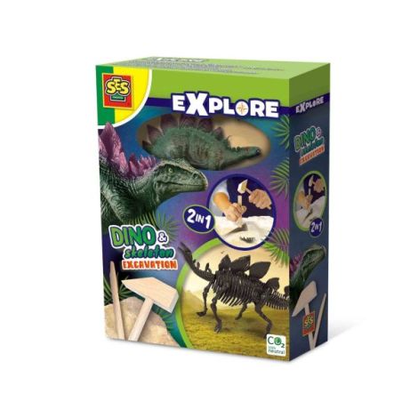 Set Sapaturi Stegozaur Ses Creative | Joc Educativ