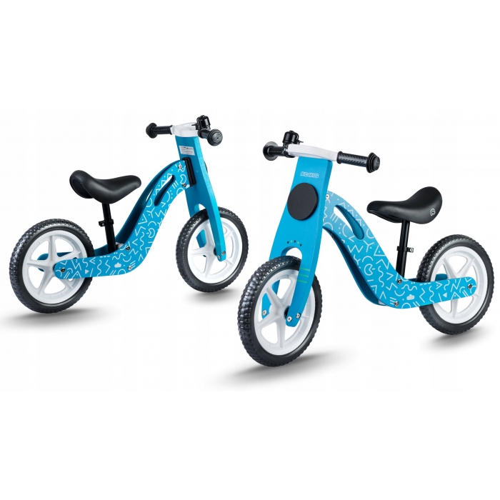 Bicicleta Ricokids Albastru 12 inch Fara Pedale - imagine 2