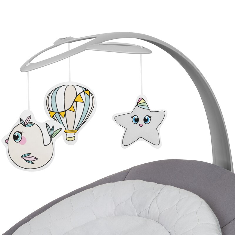 Balansoar Electric 2in1 Lionelo Mell Gri - imagine 10