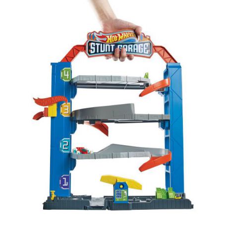 Hot Wheels Garaj Cu Cascadorii Mattel | Peste 20 Masinute - imagine 6