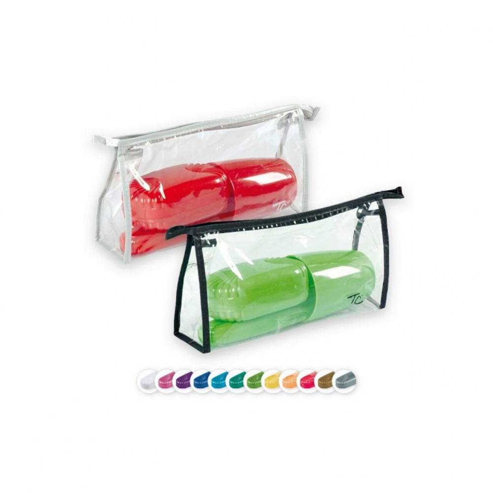 Set Toaleta Voiaj Top Choice in Etui Transparent