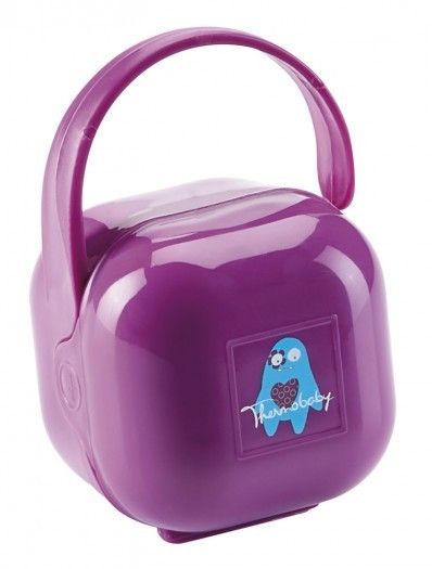 Cutie portabilă suzete Thermobaby purple