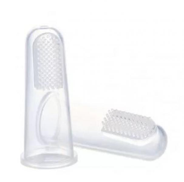 Thermobaby Set 2 periute dinti tip degetar silicon - imagine 3