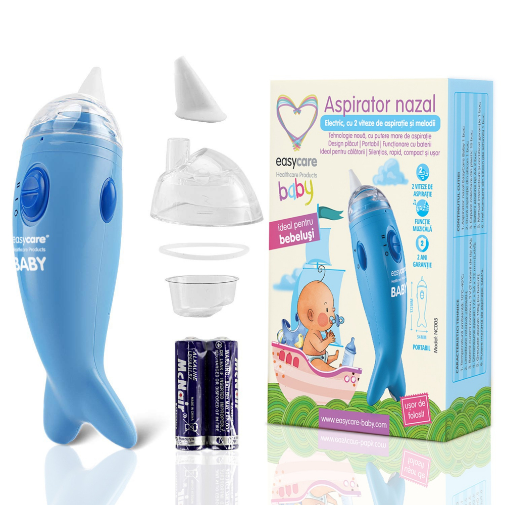 Aspirator Nazal Electric EasyCare Baby - imagine 5