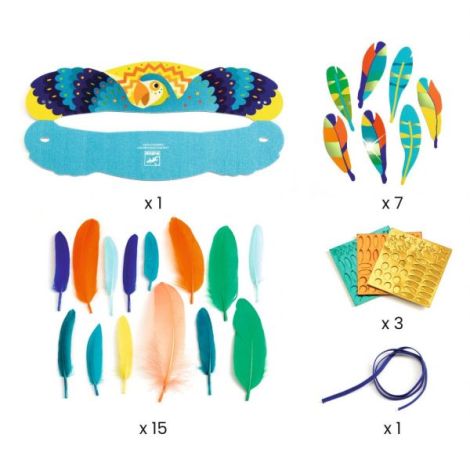 Joc DIY Carnavalul Rio Djeco | Creativitate - imagine 2