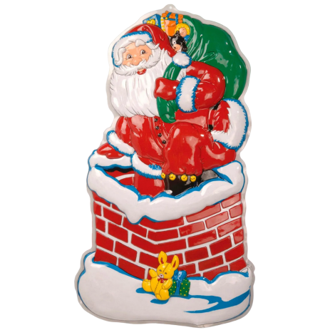Decor 3D Moș Craciun, 100 cm, Widmann Italia