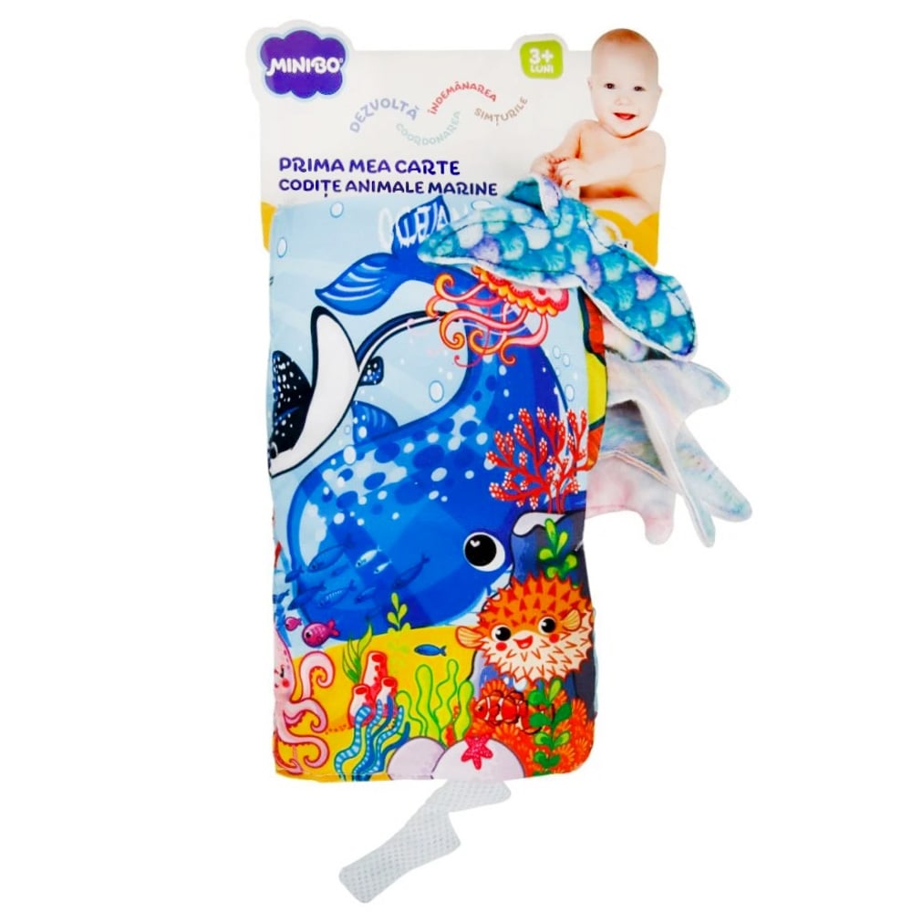 Carte Codite Animale Marine Minibo | Interactivă