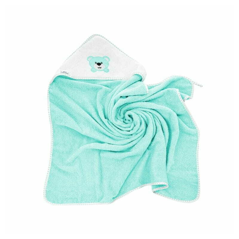 Prosop Bocioland Teddy Bear Turquoise 80x80 cm