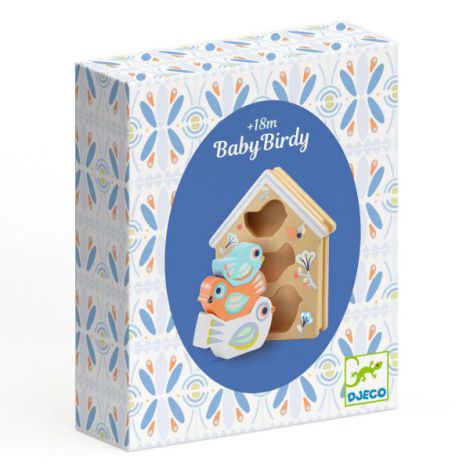 Jucarie Djeco BabyBirdi - Educativa din Lemn - imagine 3