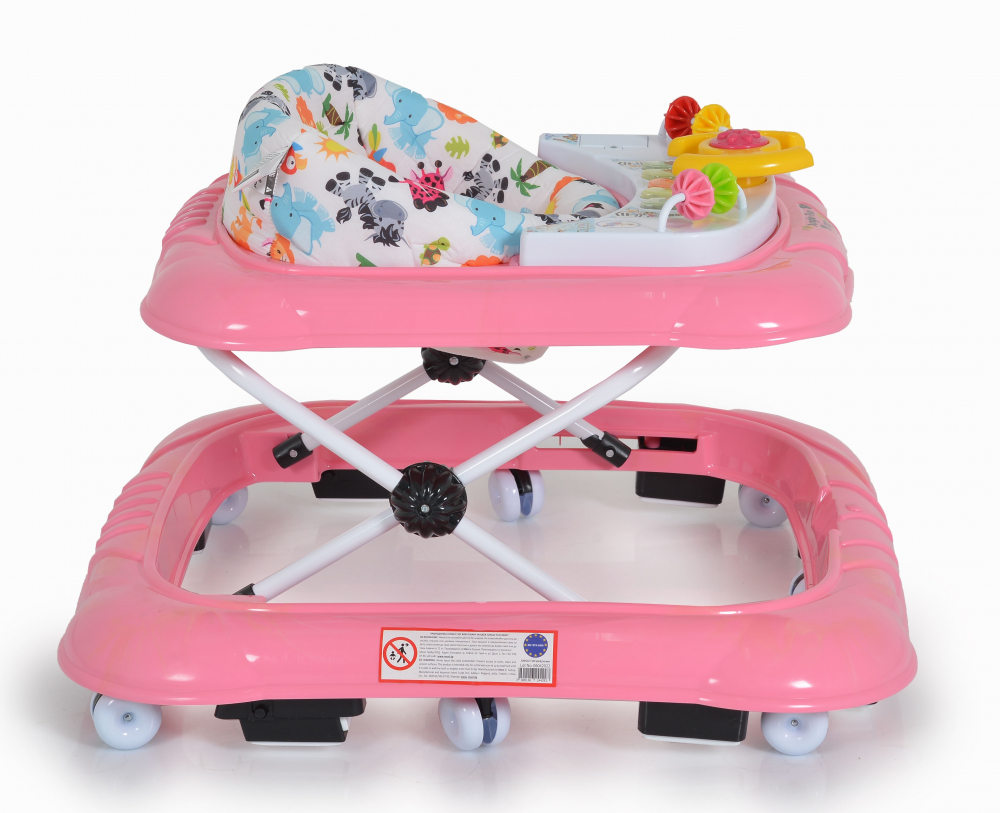 Premergator Moni Jungle Pink cu jucarii interactive - imagine 3