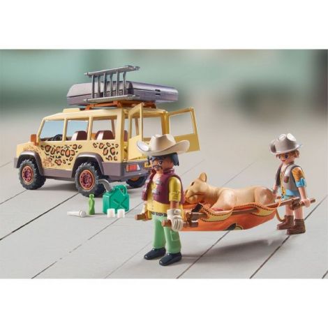 Playmobil Set Safari: Vehicul de Teren și Lei - imagine 2