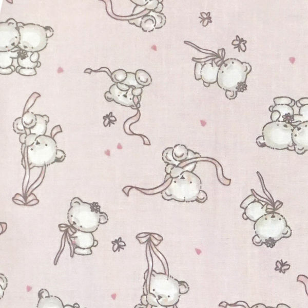 Sac de dormit copii Loving Bear Pink, 1.5 Tog - imagine 2
