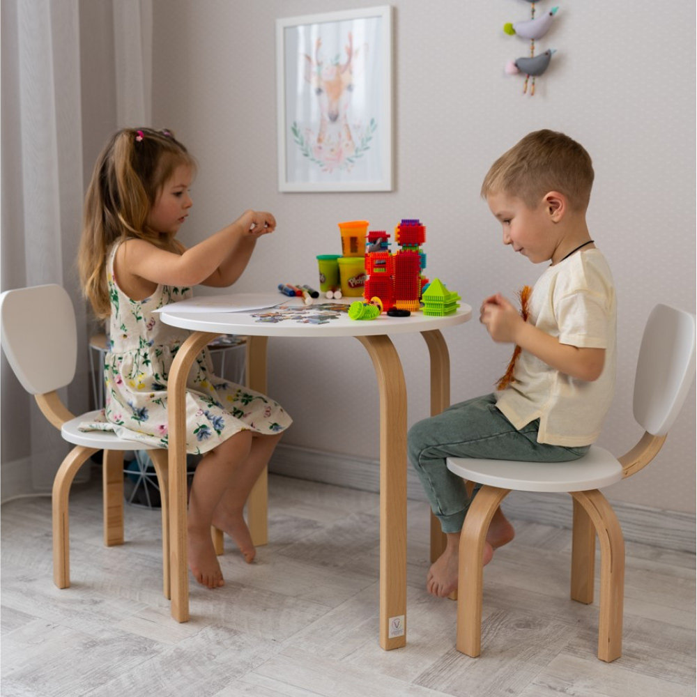 Masuta Veres Monaco Alb | Mobilier Copii Creativ - imagine 2