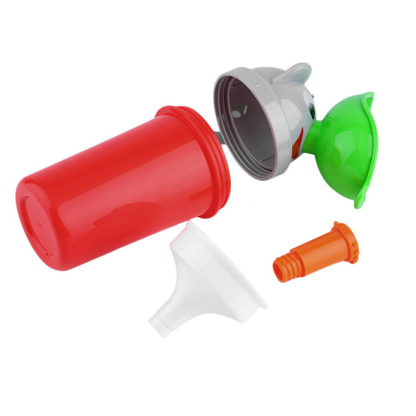 Pisoar Little Mom Red, Portabil cu Sistem Anticurgere - imagine 4