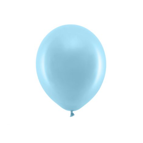 Party deco Baloane pastel bleu curcubeu 100buc