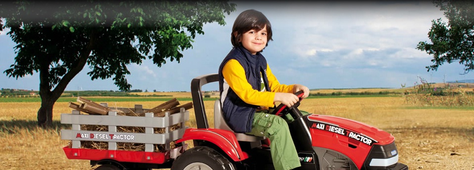 Tractor Maxi Diesel cu remorcă Peg Perego - imagine 3