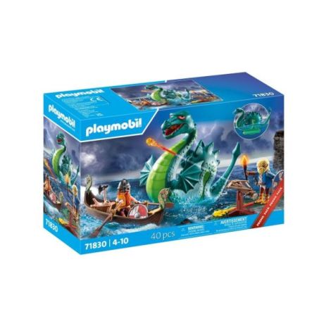 Playmobil Viking cu Monstru Marin - Aventură Epică - imagine 2