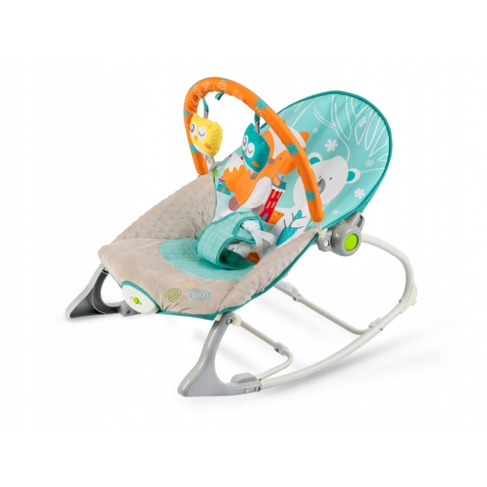 Balansoar Calmant Ricokids cu Vibrații, Turcoaz - imagine 6
