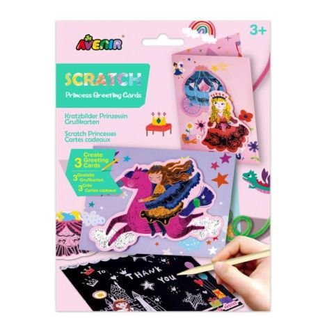Set Felicitari Printese Scratch Art Avenir