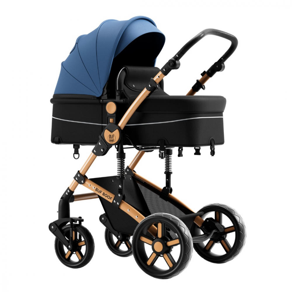 Buf Boof A1 Deluxe - Carucior 2in1 Aluminiu - imagine 3