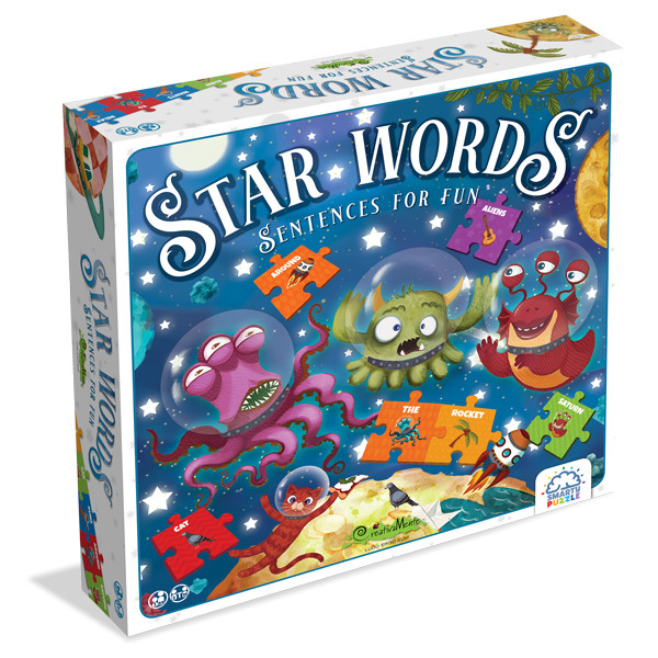 Joc educativ Smarty Puzzle Star Words - Creativamente