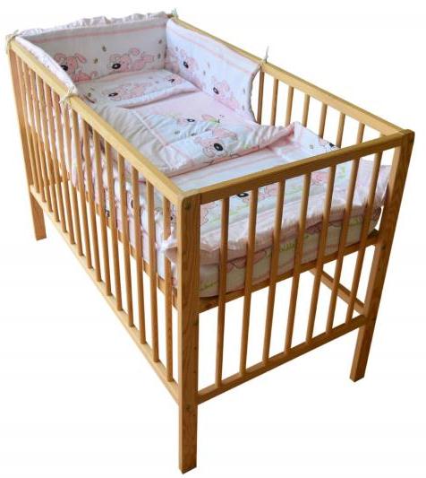 Lenjerie Patut Puppy Roz, 5 Piese, Nichiduta - imagine 4