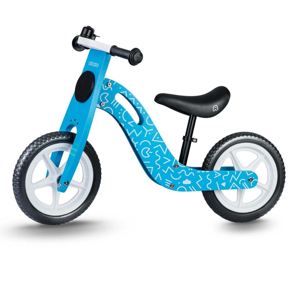 Bicicleta Ricokids Albastru 12 inch Fara Pedale - imagine 9