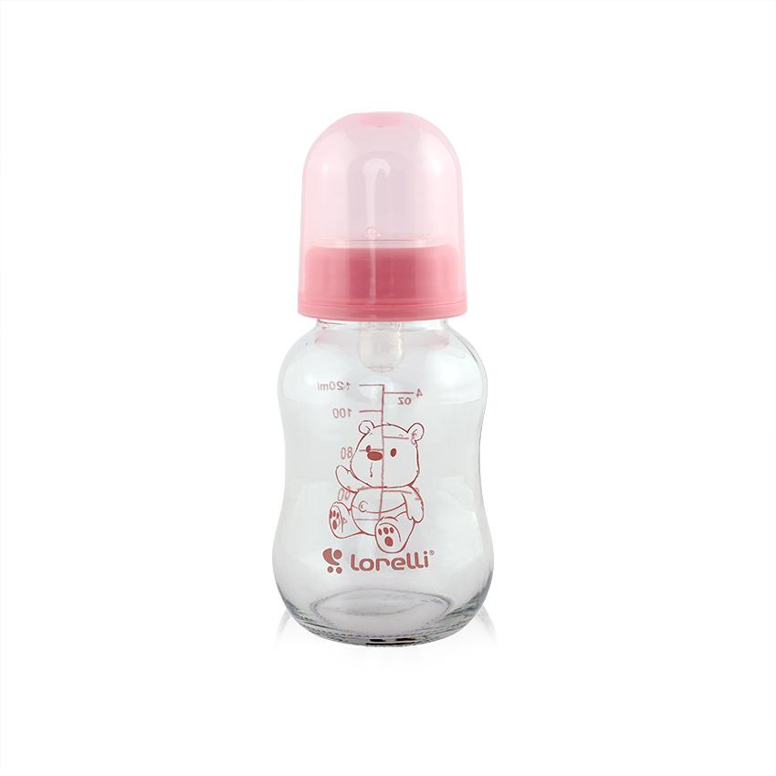 Biberon Sticla 120 ml Pink Lorelli - imagine 2