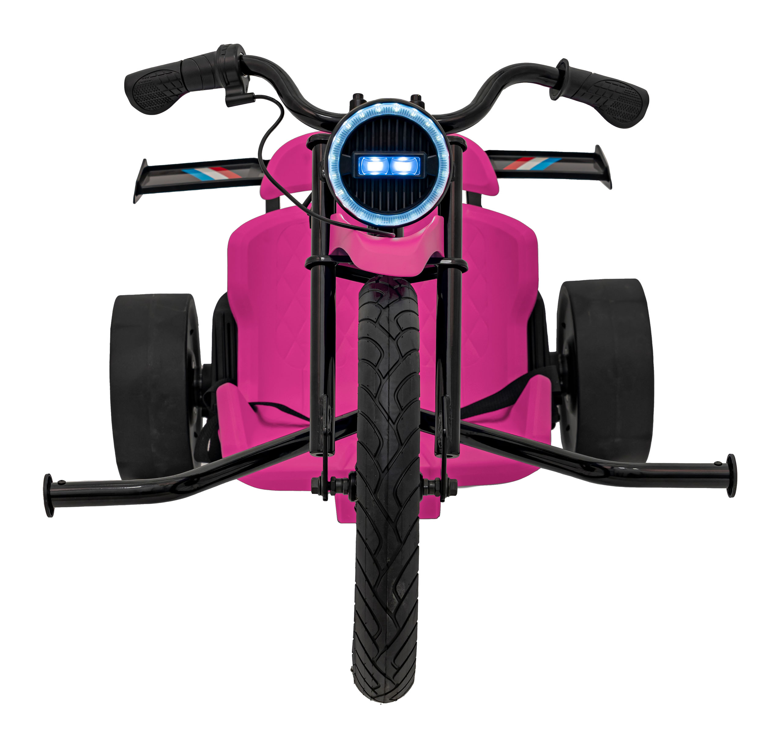Drift trike electric pentru copii DRIFT BIKE '21 24V 500W faruri cu LED, viteza max 14 km/h (2338) Roz - Autokids.ro - imagine 5